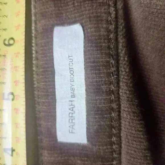 Kut from the kloth Farrah baby bootcut brown corduroy pants size 8. - Picture 11 of 12